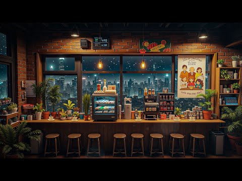 Icy Calm Reflections ❄ Cozy Café Chill ☕ Hip Hop Chill Mix to Study/Relax/Calm 🎧 Lofi Coffee ☕