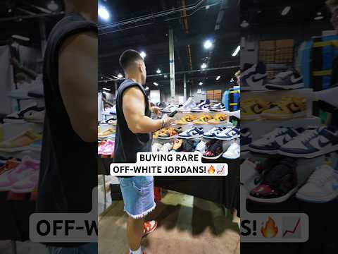 Buying RARE Off-White Jordans at Got Sole! 🤯🔥 #shorts #sneakers #sneakerhead #reseller