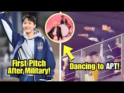 BTS’s J-Hope Gains Attention with First Baseball Pitch After Military & Dancing to Rosé’s Song APT!