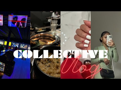 VLOG: Collective Days In my Life || Skincare , bowling , street wear pop up shop , nails + more