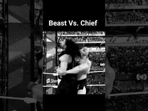 beast Vs Chief #wwe #champion