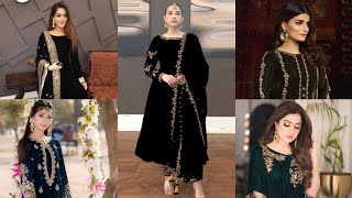 Velvet Dress Design Ideas 2025 | Velvet Dress Design | Velvet Dress Ideas |Winter online shopping 🛍️