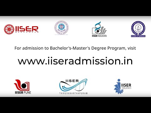 IISERs Admission Video-English