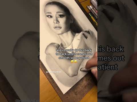 SKIN TUTORIAL (tiktok: raymond.portraits) #art #shortsvideo #artist #artistdrawing #arianagrande