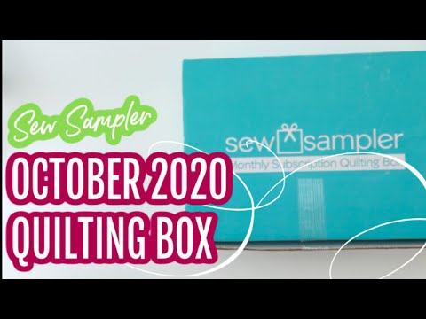 Sew Sampler Subscription Box - October 2020 Unboxing