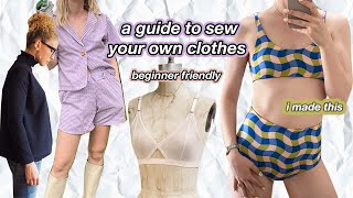 how to ACTUALLY start sewing your own clothes in 2022, beginner step by step guide