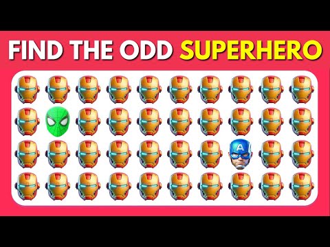 Find the Odd Emoji Out - Extreme SUPERHERO Edition 🦸‍♂️🔥✅ | 60 Epic Levels | Quiz Monster