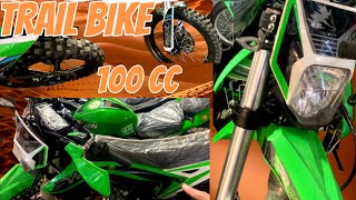 Real Trail Dirt Bike 100 CC Single Cylinder | Full Review & Specs#TrailBikePriceinPakistan