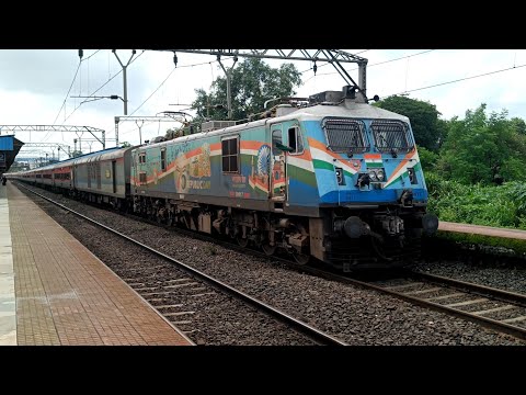 75th Republic Day Livery WAP-7 Locomotive of Royapuram Loco Shed