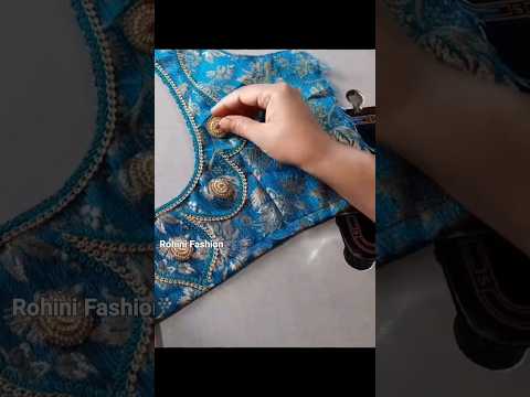 Blouse lace design cutting and stitching #shorts #shortsvideo #rohinifashion