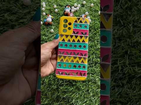 Unique mobile cover decoration #diy #mobilecovercraft #shorts