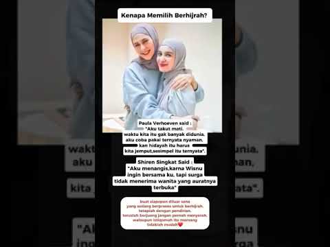 Jawaban Paula Verhoeven dan Shireen Sungkar tentang hijab #shorts #paulaverhouven #shireensungkar