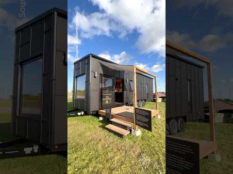 262-sqft 2-bedroom tiny house! (60-s tour) 🏡 #tinyhouse #tinyhome #housetour #smallhouse