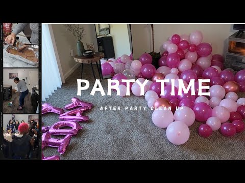 PARTY PREP | AFTER PARTY CLEAN WITH ME | CLEANING MOTIVATION