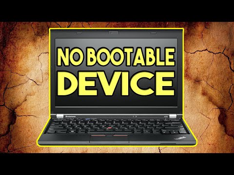 No Bootable Device - Insert Boot Disk And Press Any key - Troubleshoot & Fix