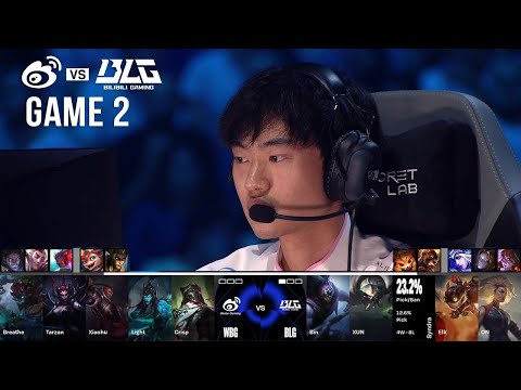 Weibo Gaming vs Bilibili Gaming, Game 2 | World Championship 2024 Semifinals | WBG vs BLG G2