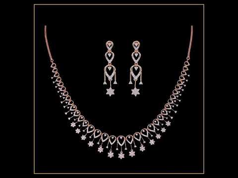 Simple Diamond Necklace and Necklace sets #gold #diamond #simple #ytshorts