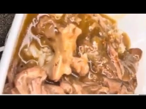 Smothered Turkey necks and gravy over rice!!! How to #southerncooking