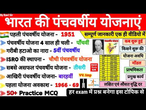 पंचवर्षीय योजना | Panchvarshiya Yojna | Five Year Plans in India | Economics | SSC NTPC | Gk Trick