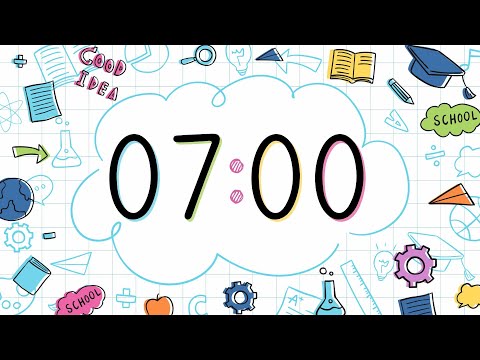 7 Minute School Themed Classroom Timer