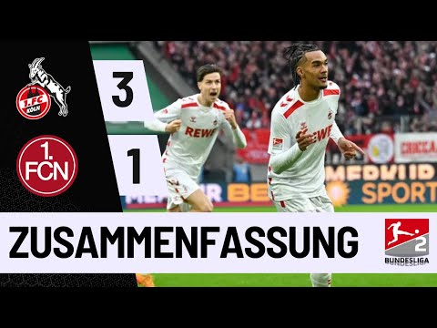 1. FC Köln 3-1 1. FC Nürnberg: Dominant Display Secures Köln Top Spot in 2. Bundesliga