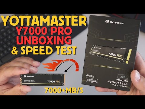 7000+ MB/s 🔥Yottamaster Y7000 2TB Unboxing & Speed Test