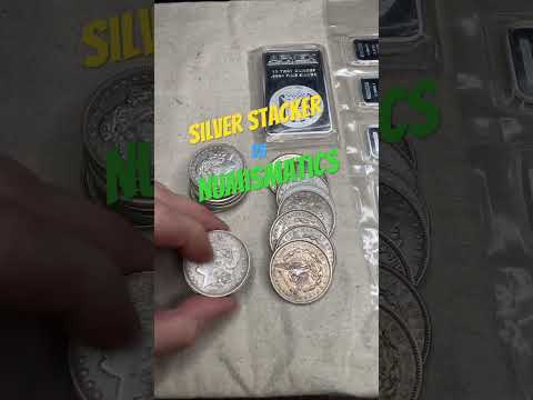 Why do you collect? Silver vs numismatics? 🤔 #coincollecting #silver #silverstacking