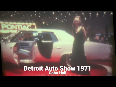 1971 Detroit Auto Show Found Footage