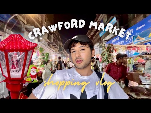 Christmas decor shopping in Crawford market | Mumbai Vlog