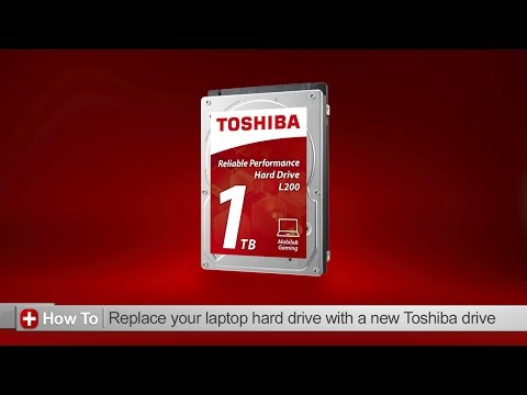 Toshiba How-To: Replacing the hard drive on your laptop with a new Toshiba hard drive