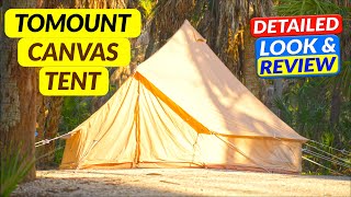 Glamping in Style With TOMOUNT Canvas Tent - Our Camping Experience