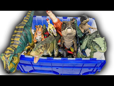 HUGE Haul of Jurassic World vs. Jurassic Park Dino Figures |  T-Rex, Giganotosaurus & More!