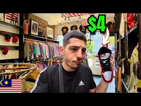 Malaysia CRAZY Thrift Shop Market Hunt 🇲🇾