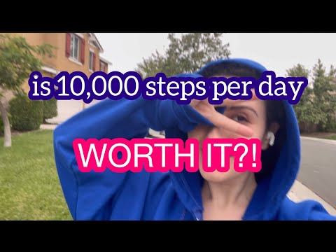 I walked 10k steps for 1 week: pros & cons!