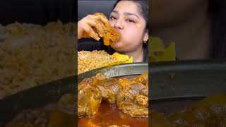 ASMR spicy mutton curry eating #spicymuttonmasala #spicymuttongravy #muttoncurry #muttongravy