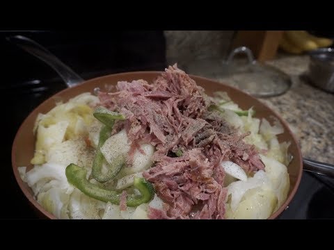 Southern Fried Cabbage With Smoked Turkey legs | Cabbage Recipes | Southern Smoke Boss