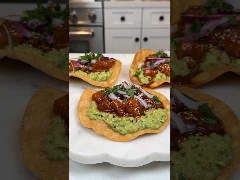 Spicy Salmon Tostadas 🔥🔥🔥🔥