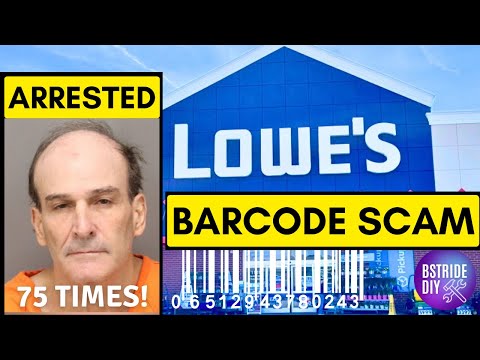 Man ARRESTED for 75th Time! Lowes Barcode Scam Uncovered