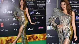 Jacqueline Fernandes Arrived at Green carpet of IIFA Awards Abu Dhabi 2022