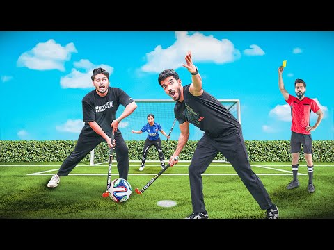 S8UL PLAYS HOCKEY WITH FOOTBALL ! -  ULTIMATE FUN