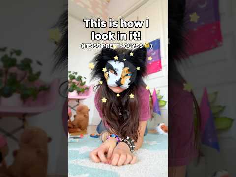 MASK UNBOXING FROM ​⁠@5tinkyCat /OPAL 💕😩 #therian #mask #unboxing #furry