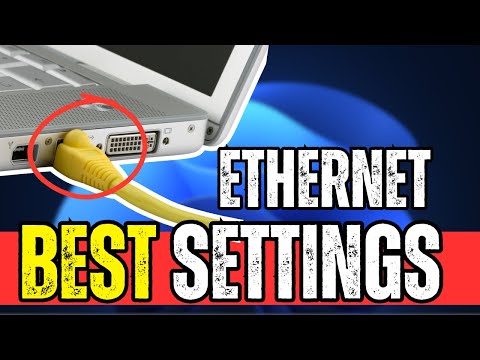 Best ETHERNET Settings for GAMING in 2024! (Reduce PING, LATENCY & increase SPEED)