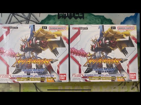 Digimon TCG BT-10 Xross Encounter Box Opening