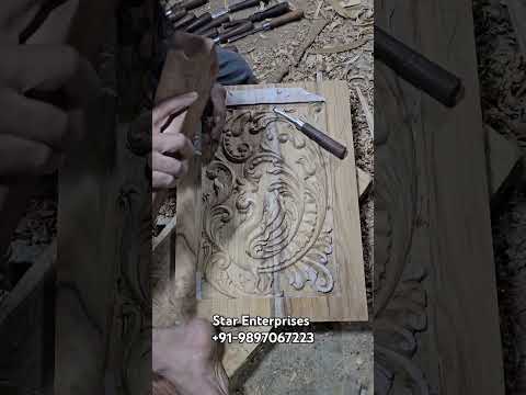 Wooden Carving Work by Star Enterprises. #carving #wood #woodcarving #shorts #short #video #trend