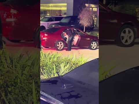 Traffic stop with arrest