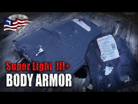 Lightweight 3lb BODY ARMOR TEST / Tactical Scorpion Gear III+ PE