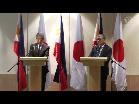 WATCH: PH, Japan foreign ministers hold press conference in Manila