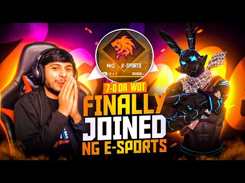 FINALLY❤️I JOINED NG E SPORTS!!😱🤕|| NONSTOP EXPOSED ME💔 ||1vs4 ||🤑 7/0 OR WOT😤@NonstopGaming_