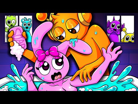 SPRUNKI | Pinki : Oren! How Did you Get Into My Bathroom?! | Incredibox Sprunki Animation