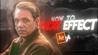 EASIEST Ghost Effect Tutorial in 2024! (After Effects)